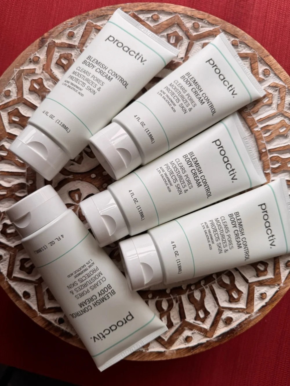 Bundle: 5 Proactiv Blemish Control Body Cream 4 oz Acne Treatment